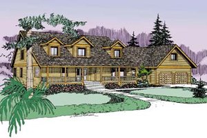 Traditional Exterior - Front Elevation Plan #60-575