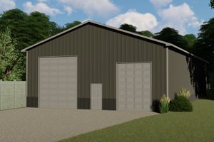 Country Exterior - Front Elevation Plan #1064-55