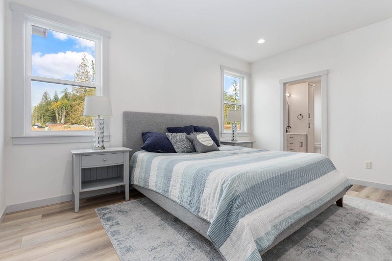 House Blueprint - Interior - Master Bedroom for Contemporary House Plan #1070-273 - 4 bed, 2.5 bath