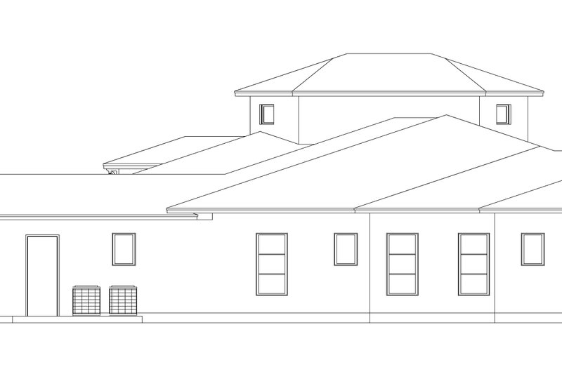 House Blueprint - Exterior - Other Elevation 1 for Contemporary House Plan #1058-220 - 3 bed, 2.5 bath