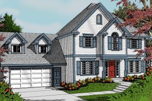 Traditional Exterior - Front Elevation Plan #100-227