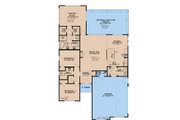 Modern Style House Plan - 3 Beds 2 Baths 1529 Sq/Ft Plan #923-455 Floor 