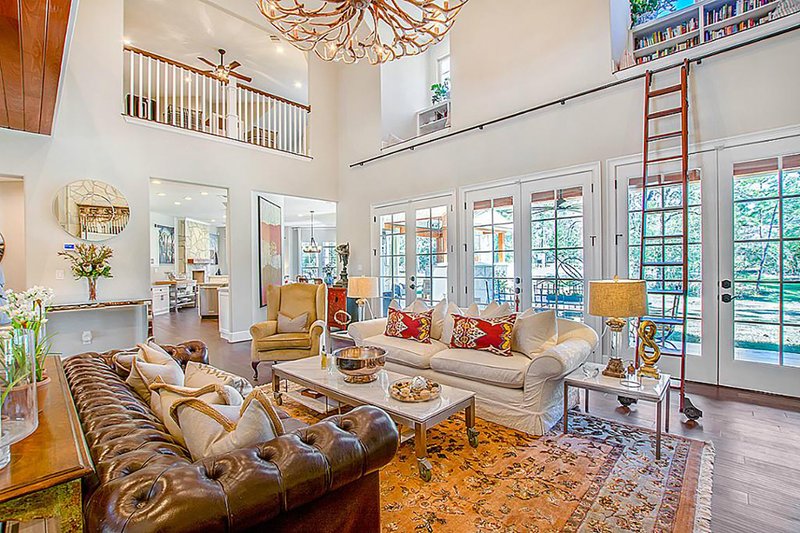 Home Plan - Interior - Family Room for Craftsman House Plan #17-2444 - 5 bed, 5.5 bath