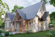 Craftsman Style House Plan - 3 Beds 2 Baths 1702 Sq/Ft Plan #54-557 