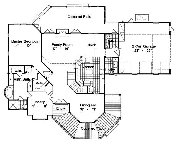 European Floor Plan - Main Floor Plan #417-314