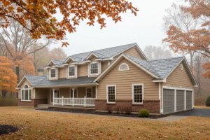 Home Plan - Farmhouse Exterior - Front Elevation Plan #100-202