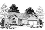 Ranch Style House Plan - 3 Beds 3 Baths 1946 Sq/Ft Plan #70-756 
