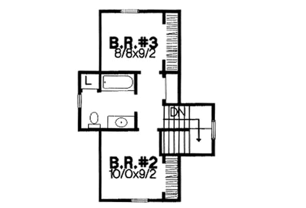 Home Plan - Country Floor Plan - Upper Floor Plan #50-234