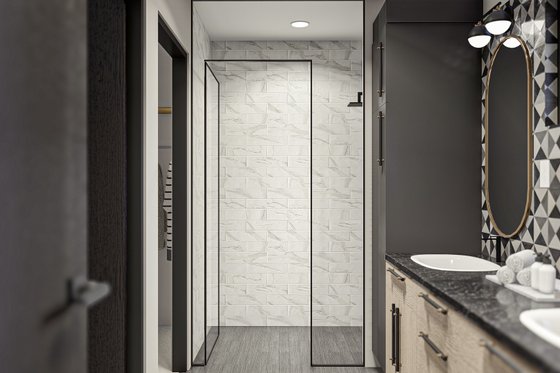 Interior - Bathroom 1 for Modern House Plan #455-530 - 3 bed, 2.5 bath