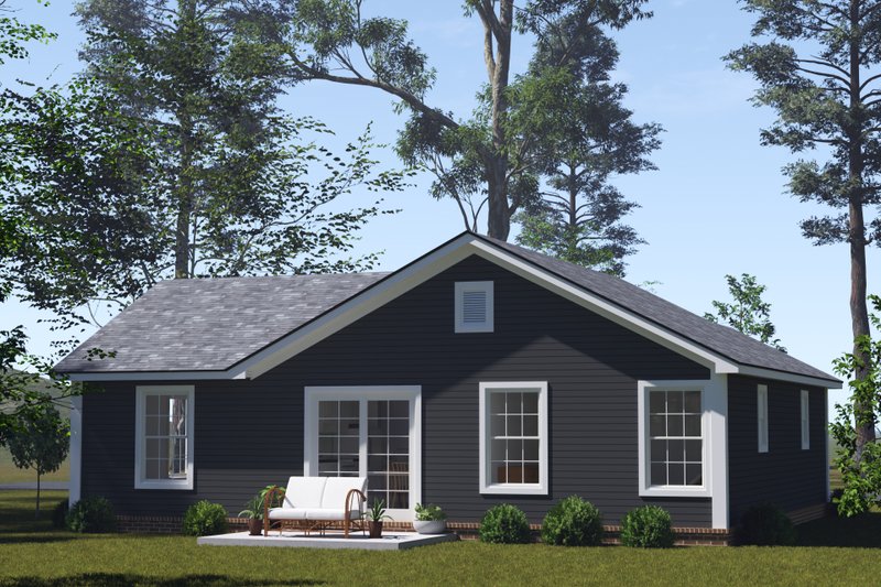 House Plan Design - Exterior - Other Elevation 1 for Cottage House Plan #513-2394 - 2 bed, 1 bath