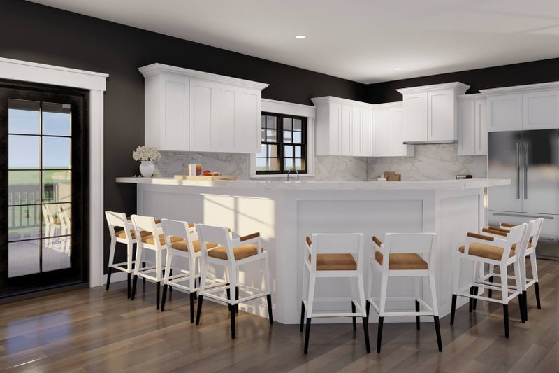 House Design - Interior - Kitchen for Cabin House Plan #923-415 - 4 bed, 3.5 bath