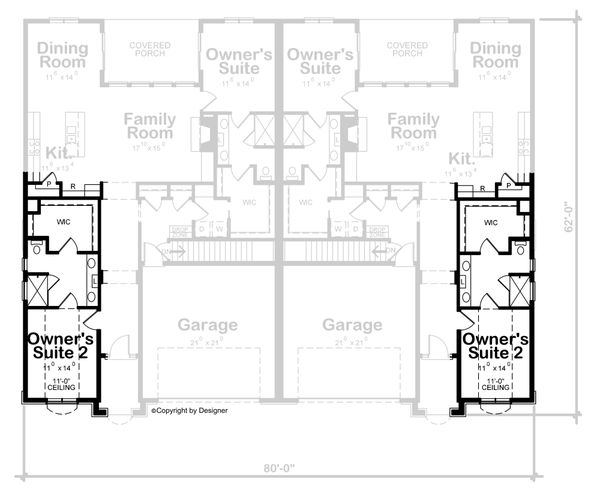 House Plan Design - European Floor Plan - Other Floor Plan #20-2436