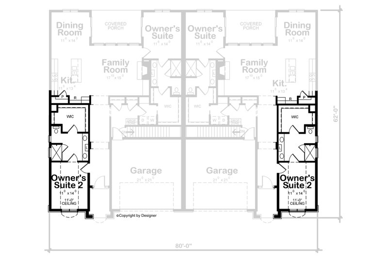Architectural House Design - Floor Plan - Other Floor for European House Plan #20-2436 - 4 bed, 4 bath