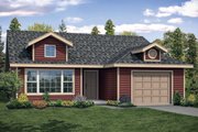 Ranch Style House Plan - 2 Beds 1 Baths 933 Sq/Ft Plan #124-1140 