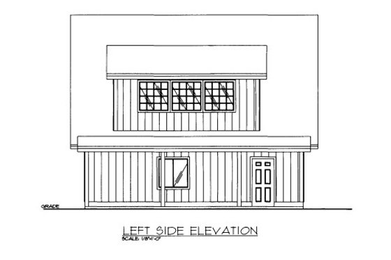 Exterior - Other Elevation for Country House Plan #117-799, 0 bath