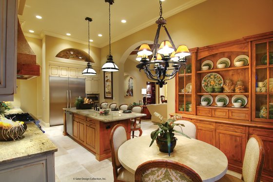 Interior - Kitchen for Mediterranean House Plan #930-13 - 4 bed, 4.5 bath