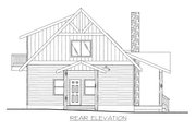 Cabin Style House Plan - 2 Beds 2 Baths 1500 Sq/Ft Plan #117-966 