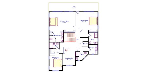 Beach Floor Plan - Other Floor Plan #1115-7