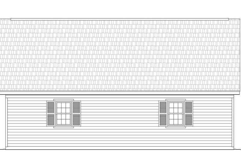 Dream House Plan - Exterior - Other Elevation 1 for Country House Plan #932-130, 0 bath