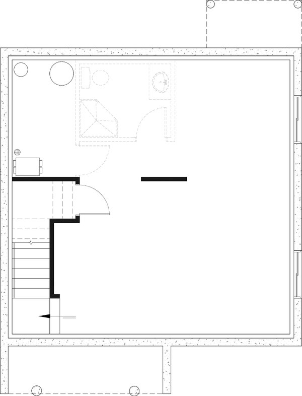 Dream House Plan - European Floor Plan - Lower Floor Plan #23-500