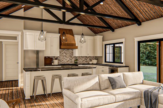 Interior - Kitchen for Farmhouse House Plan #455-247 - 4 bed, 3.5 bath