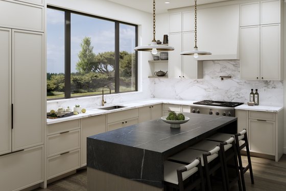 Interior - Kitchen 2 for Farmhouse House Plan #1114-110 - 4 bed, 2.5 bath