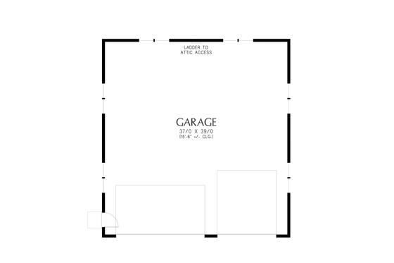 Floor Plan - Other Floor for Country House Plan #48-1185, 0 bath
