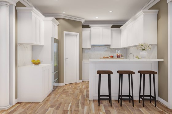 Interior - Kitchen for Craftsman House Plan #17-2063 - 3 bed, 2.5 bath
