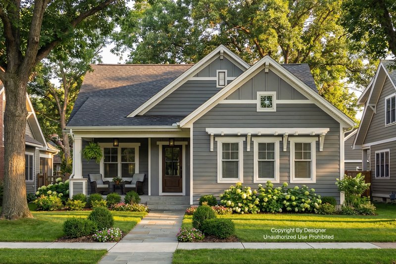 Home Plan - Craftsman Exterior - Front Elevation Plan #51-1391