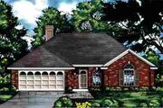 Traditional Style House Plan - 3 Beds 2 Baths 1358 Sq/Ft Plan #40-166 