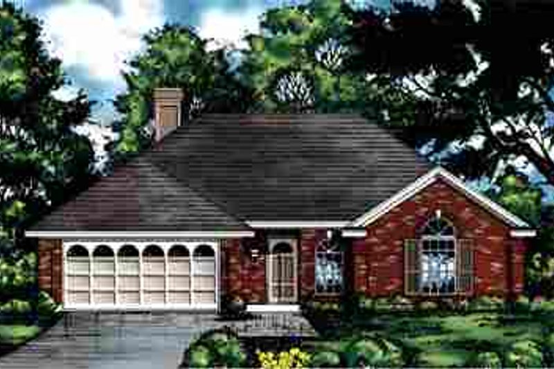 House Plan Design - Traditional Exterior - Front Elevation Plan #40-166