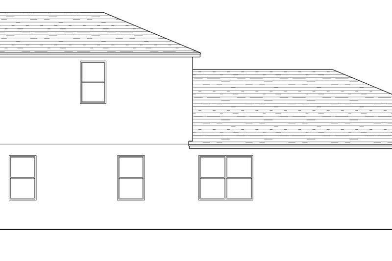 Architectural House Design - Exterior - Other Elevation 1 for Traditional House Plan #1058-263 - 4 bed, 2.5 bath