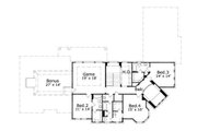 European Style House Plan - 4 Beds 4 Baths 4170 Sq/Ft Plan #411-217 