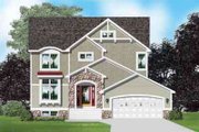 Traditional Style House Plan - 3 Beds 3 Baths 1968 Sq/Ft Plan #49-170 