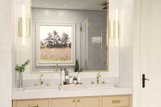 Interior - Master Bathroom for Farmhouse House Plan #119-451 - 3 bed, 2 bath