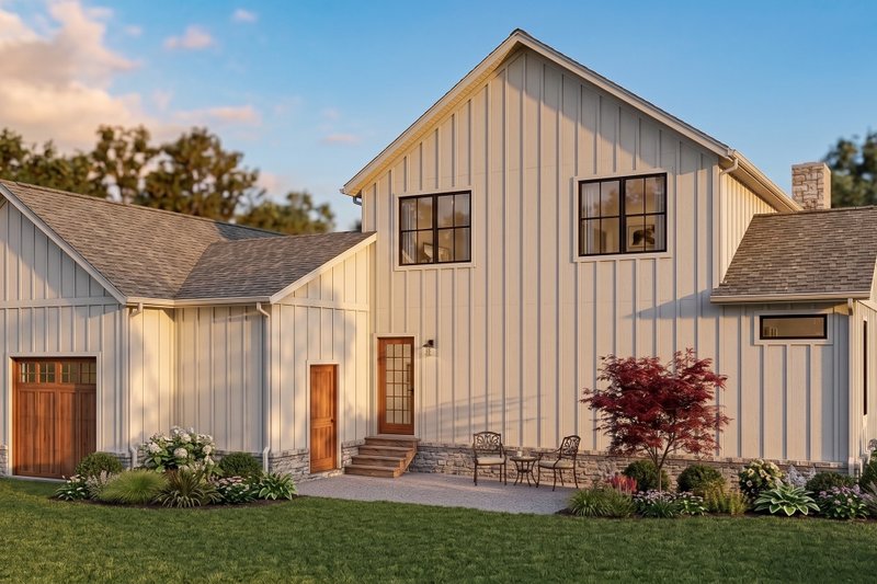 House Plan Design - Exterior - Rear Elevation for Country House Plan #1089-79 - 4 bed, 2.5 bath