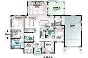 Craftsman Style House Plan - 4 Beds 2 Baths 1953 Sq/Ft Plan #23-2745 
