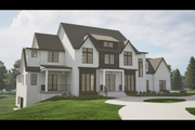 Farmhouse Style House Plan - 4 Beds 4.5 Baths 3778 Sq/Ft Plan #1116-26 Exterior 