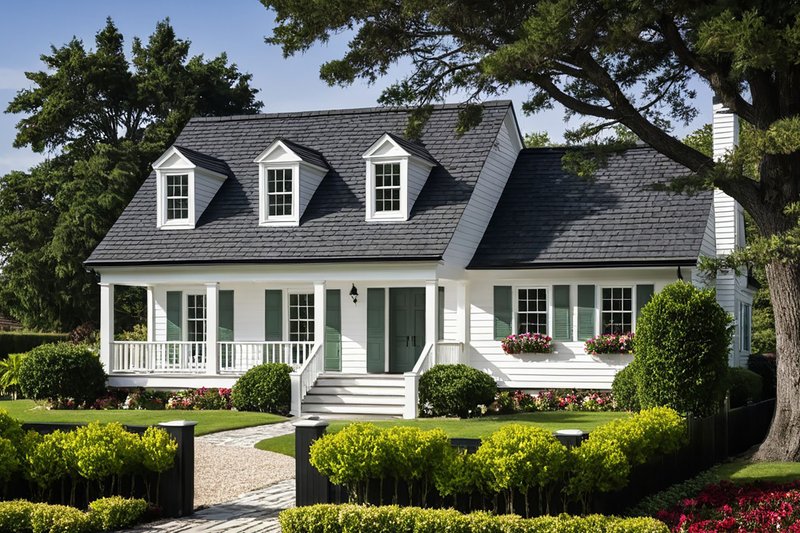 Dream House Plan - Country Photo Plan #137-217