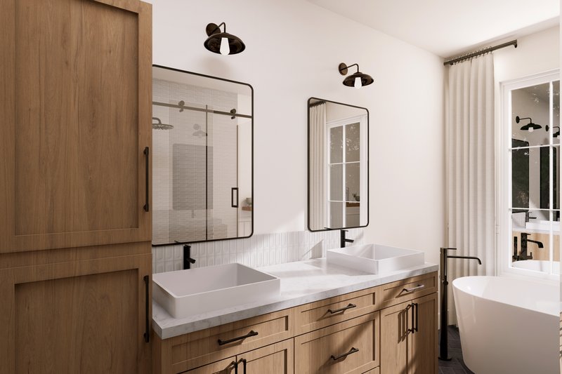 Home Plan - Interior - Bathroom for Farmhouse House Plan #23-2835 - 2 bed, 1 bath