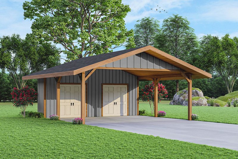 Dream House Plan - Craftsman Exterior - Front Elevation Plan #124-1408
