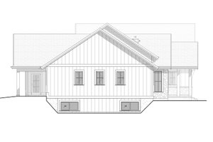 Exterior - Other Elevation for Ranch House Plan #1086-3 - 3 bed, 3.5 bath