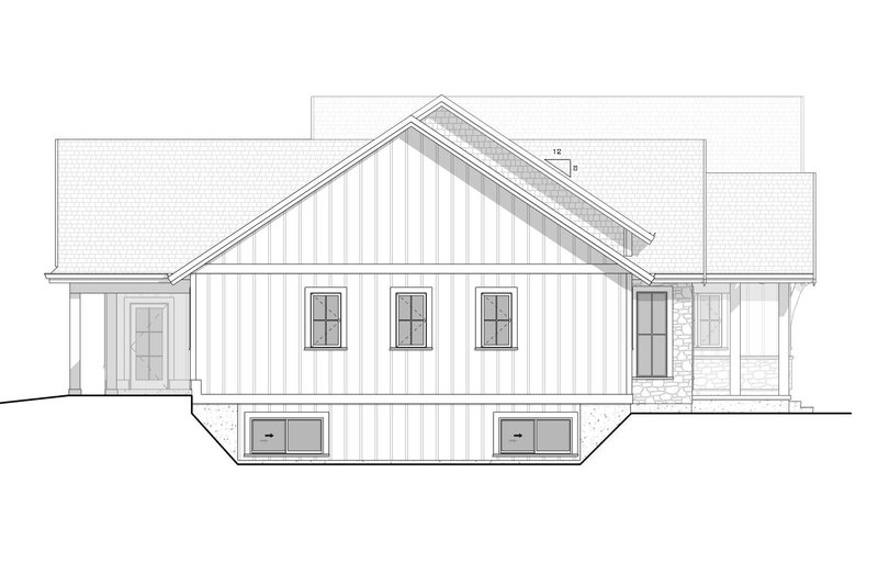 Home Plan - Exterior - Other Elevation for Ranch House Plan #1086-3 - 3 bed, 3.5 bath
