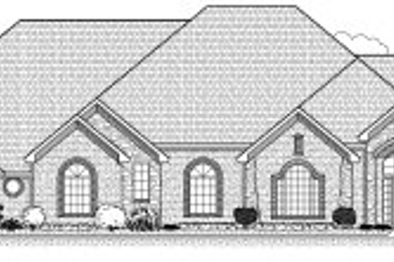 Exterior - Front Elevation for Traditional House Plan #65-429 - 3 bed, 3 bath