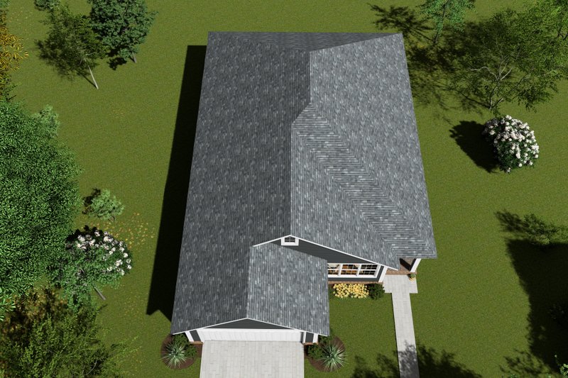 Dream House Plan - Exterior - Other Elevation 4 for Traditional House Plan #513-15 - 3 bed, 2 bath