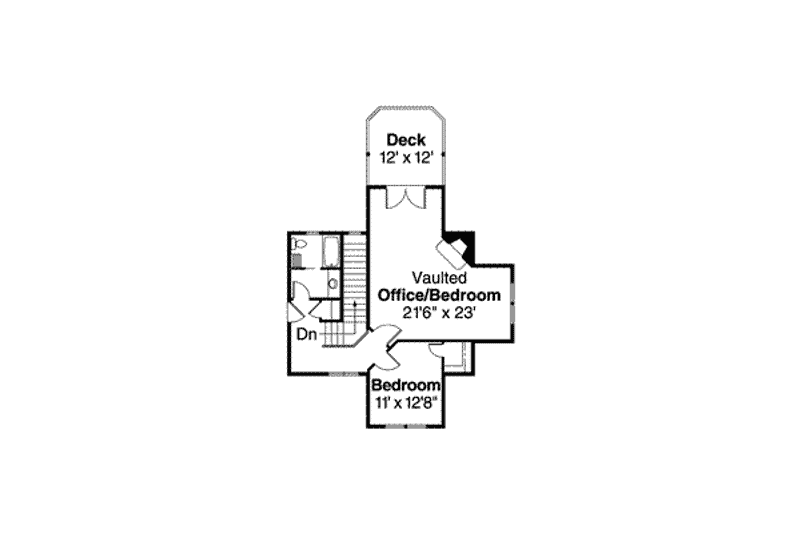 Home Plan - Floor Plan - Upper Floor for Colonial House Plan #124-528 - 4 bed, 3.5 bath