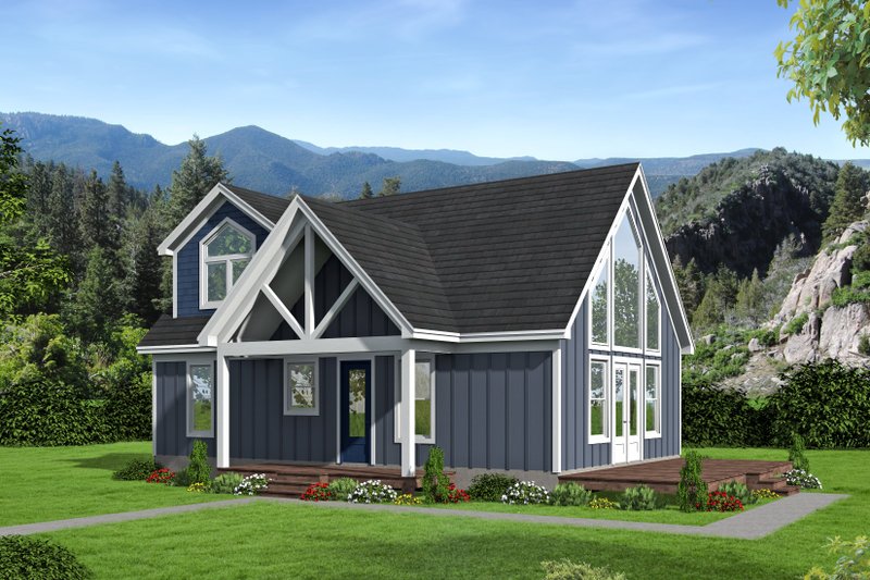 Home Plan - Country Exterior - Front Elevation Plan #932-39