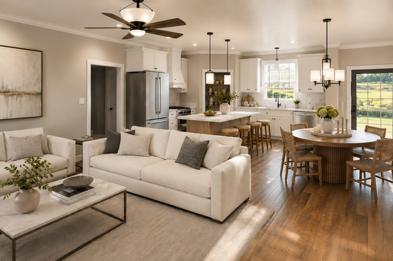 Interior - Kitchen for Farmhouse House Plan #44-314 - 3 bed, 2 bath