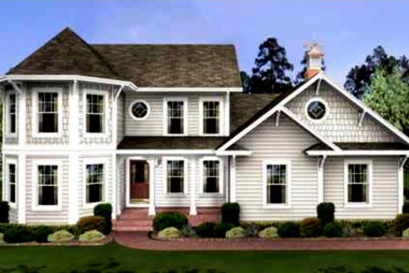 Dream House Plan - Southern Exterior - Front Elevation Plan #56-235