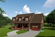 Craftsman Style House Plan - 4 Beds 3 Baths 2663 Sq/Ft Plan #923-113 